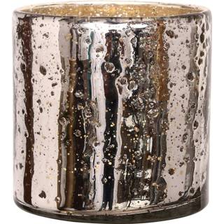 👉 Zilver l One Size GeenKleur PTMD Avelin Silver antique stormlight stone foil round 8720014276445