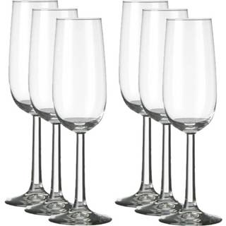 👉 Champagneglas transparant glas One Size 12x Champagneglazen/flutes Bouquet 170 ml - 17 cl Champagne glazen drinken Champagneglazen van 8720276631952