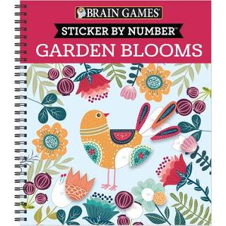 Engels Brain Games - Sticker by Number: Garden Blooms 9781645583417