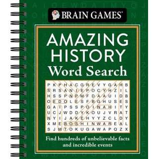 👉 Engels Brain Games - Amazing History Word Search: Find Hundreds of Unbelievable Facts and Incredible Events 9781645585602