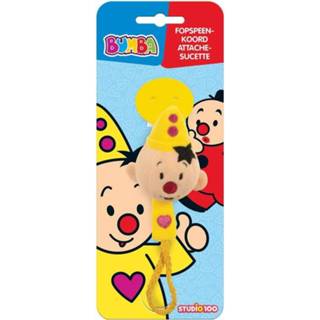 Bumba Studio 100 fopspeenketting junior textiel geel One Size 611654 ch-tombv-611654p Fopspeenketting geel textiel One Size Studio 100 Bumba junior geel/crΓ¨me 5414233218272