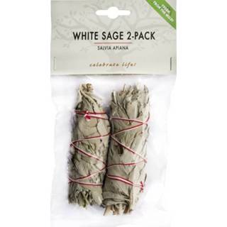 👉 Parfum witte One Size wit 4x salie sticks - Smudgen Reinigingsrituelen Geesten verdrijven geuren 8720147224252