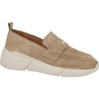 👉 Instappers damesschoenen vrouwen beige VIA VAI