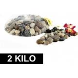 👉 Vissenkom multi steen active 2x Kleine steentjes 1 kg