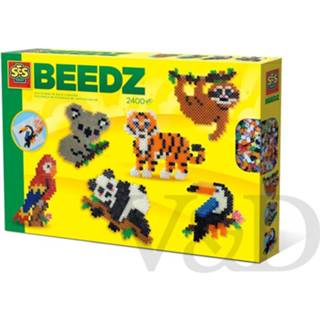 👉 Strijkkraal One Size no color Strijkkralen - Jungle Dieren 8710341063030
