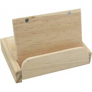 👉 Kaartenhouder houten One Size naturel Graine Creative 10,5x7x2 cm 3532431015546
