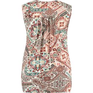 Mouwloze top met print