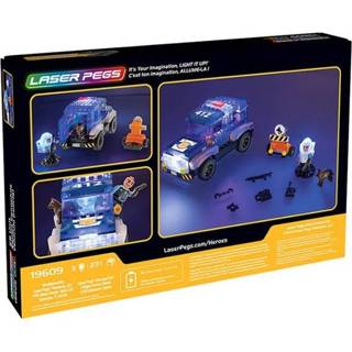 👉 Laser peg kunstof middel meerkleurig Pegs Heroes K9 Unit - bouwset 5292835001160
