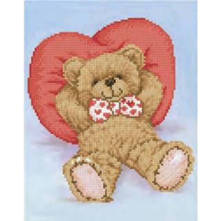 👉 One Size GeenKleur Relax-A-Bear Diamond Dotz - 27x35 cm Painting 4897073244839