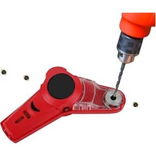 👉 Boorhulp One Size rood Drill Buddy – met mini stofzuiger en waterpas 8719128647661
