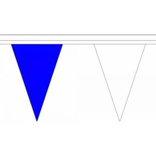 👉 Vlaggenlijn blauw wit polyester active met