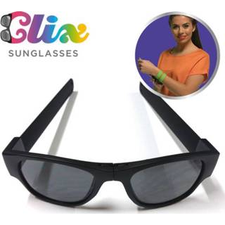 Zonne bril One Size no color zwart Clix Sunglasses Black 5060368012287