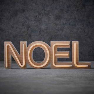 👉 Kerstverlichting One Size wit Neon Noel L49 x B4 H15,5 cm Op batterijen 8718861660241