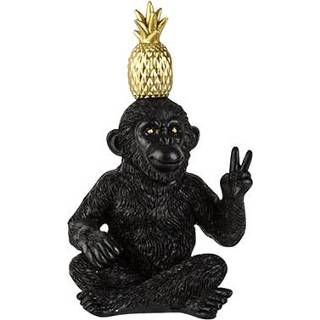 👉 Ornament GeenKleur Monkey Pine Apple peace - H13 6019932242246