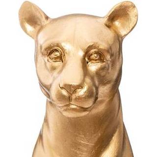 👉 Ornament goud polyresin Panter - H25 cm 7423450483446