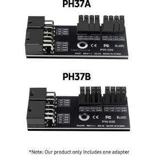 👉 Power supply 8+8Pin Female to 6+8Pin Male Conversion Board Adapter Connector for Graphics Card (PH37A)