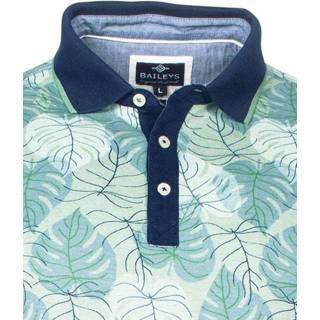 👉 Poloshirt l male mannen groen katoen Baileys Polo shirt 115258/27 8719493944150
