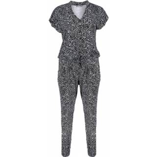 👉 Jumpsuit viscose m vrouwen zwart Geisha