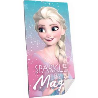 👉 Badlaken blauw katoen multikleur kinderen meisjes Kids Licensing Frozen 140 X 70 8435507813242