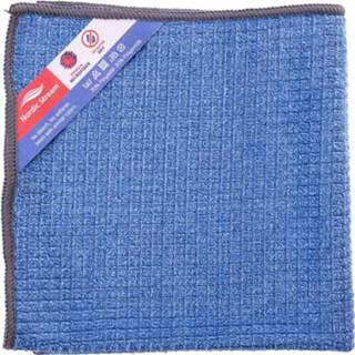 👉 Microvezeldoek blauw Nordic Stream Raam - Sterk Absorberend Droog Nat Schoonmaakdoek 30x30cm 8720246584219