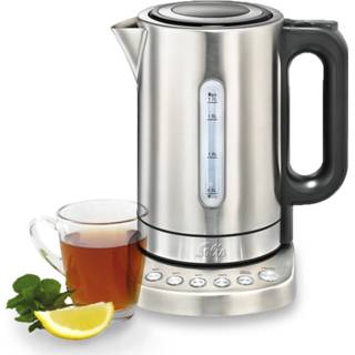 👉 Waterkoker RVS zilverkleurig Solis Vario Temp Kettle (5516) - 7611210962397