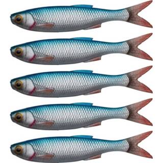 👉 Blauw zilver kunstaas roofvis softbait Savage Gear Craft Dying Minnow - Shad Blue Pearl 5.5cm 0.7g 5 Stuks 5706301719355