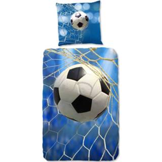 👉 Dekbedovertrek blauw katoen One Size Good Morning Sven 135 x 200 cm 8717285171777