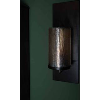 👉 Kandelaar zwart glas One Size Novo Wand 22 x 18 60 cm 8720014361004