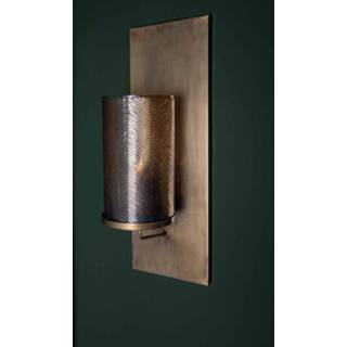 👉 Kandelaar glas goud One Size Novo Wand 22 x 18 60 cm 8720014361035