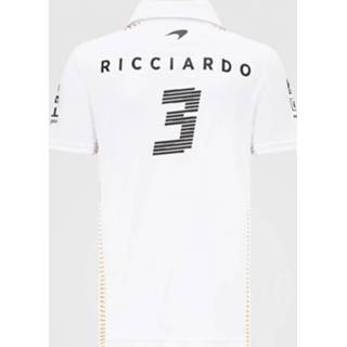 👉 McLaren F1 F1 McLaren Mens Ricciardo Polo White-7 XXL