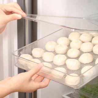 Diepvriezer One Size meerkleurig Grote Etenswaren vershoudbak met Deksel geschikt voor Vriezer of Koelkast - Vershouddoos Desert Tray Verhoudbakjes Sushi Vleeswaren Salades Vis Toetjes etc -Bewaardoos Vleeswarendoos Vaatwasser bestendig BPA Vrij Decopatent® 90165160718