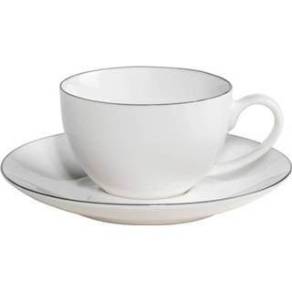👉 Espresso apparaat porselein wit Maxwell & Williams - Edge Kop Schotel 9315121755267