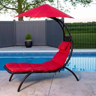 👉 Rood polyester Vivere - The Original Dream Lounger Cherry Red 8991340130378