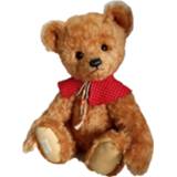 👉 Teddybeer goudbruin pluche One Size goud Dean's Reggie Limited Edition 38 cm mohair 4002053083807