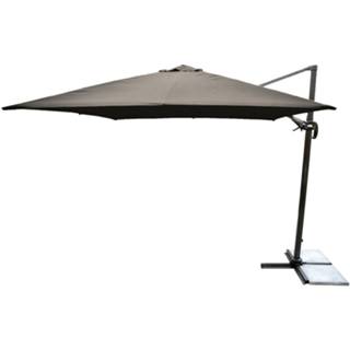 👉 Zweefparasol polyester taupe Kopu® Vigo - 250x250 Cm Vierkant 8719323083349