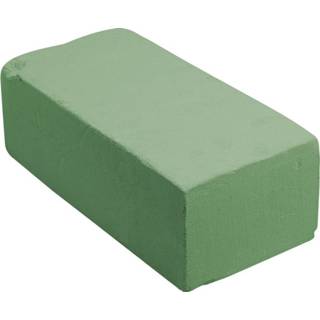 Steekschuim groen synthetisch active Rechthoekig steekschuim/oase nat 20 x 10 7 cm