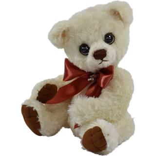 👉 Knuffelbeer wit pluche One Size Clemens Teddy Franka junior 30 cm 4002053072610