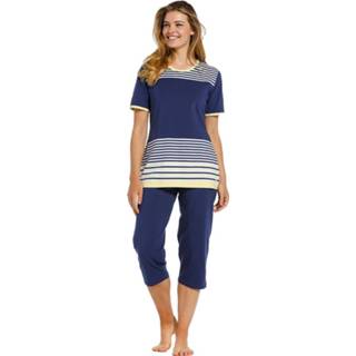 👉 Dames pyjama met korte mouwen 'horizontale eden strepen'