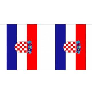👉 Vlaggenlijn stoffen active Kroatie 3 meter
