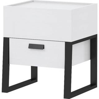 👉 Nachtkastje wit steel Cabino 8720289200862