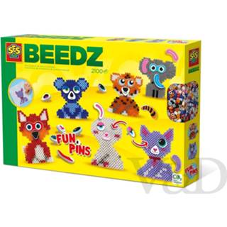 👉 Strijkkraal One Size no color Strijkkralen - Funpins Dieren 8710341063085