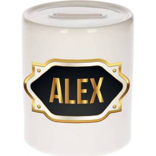 👉 Spaarpot gouden One Size meerkleurig Joeri naam cadeau met embleem - kado verjaardag/ vaderdag/ pensioen/ geslaagd/ bedankt 8720276923729