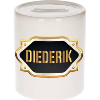 👉 Spaarpot gouden One Size meerkleurig Roman naam cadeau met embleem - kado verjaardag/ vaderdag/ pensioen/ geslaagd/ bedankt 8720276925631