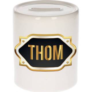 👉 Spaarpot mannen Timothy naam / voornaam kado met embleem