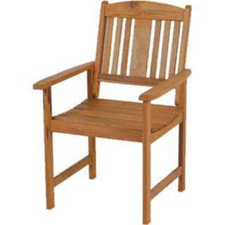 👉 Terrasstoel hout bruin Tuinstoel Royaal Reke 8719627002848