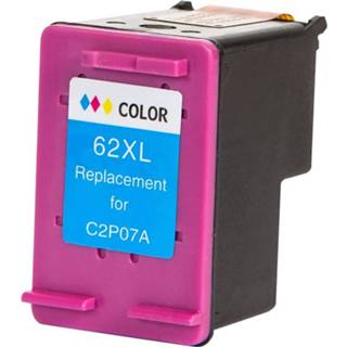 👉 Inktcartridge cyaan magenta geel XL multikleur Pixeljet Hp 62 - Cyaan, En 8711568008705