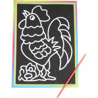 👉 Zwart Lg-imports Kraskaart Haan 9 X 13 Cm Papi 8719817695355