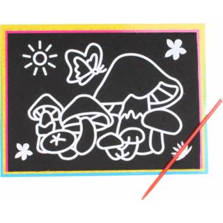 👉 Zwart Lg-imports Kraskaart Paddestoel Junior 9 8719817695485