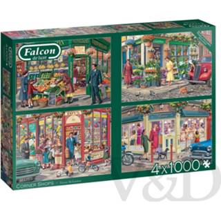👉 One Size no color Falcon - Corner Shops (4x1000 Stukjes) 8710126113295
