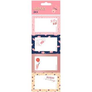 👉 Etiket One Size Color-GeenKleur Boeketiket SushiSunday pak a 24 etiketten 8717399370592
